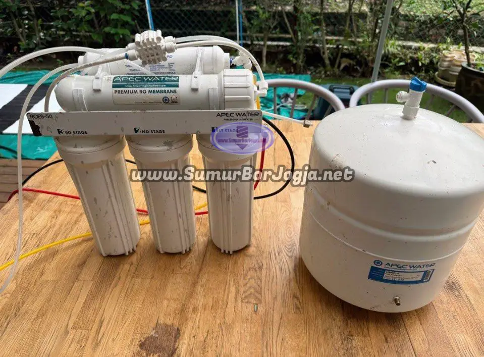 Filter air untuk mengurangi kapur
