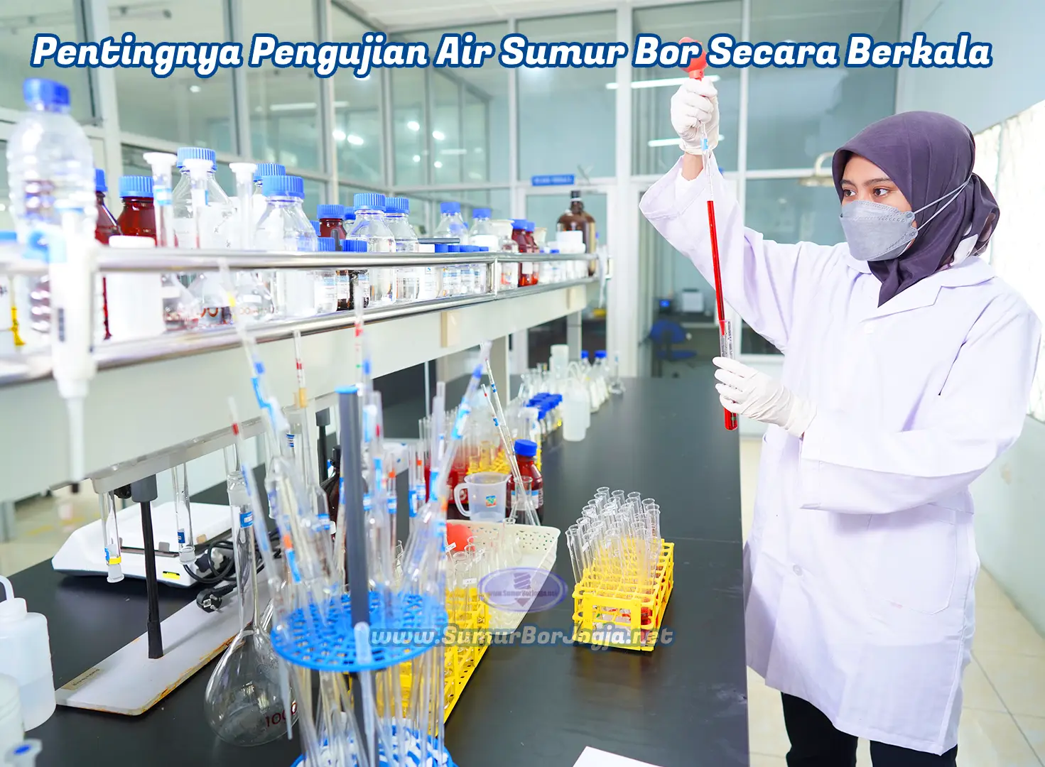 Pentingnya pengujian air sumur bor secara berkala untuk memastikan air sumur bor bebas E. Coli